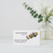 Carte de visite de suppression de la neige (Debout devant)