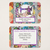 Carte de visite de surface inclinée (Devant & derrière)