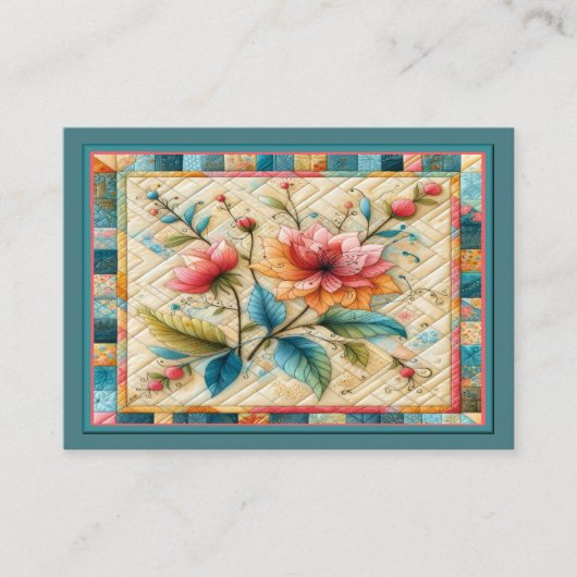 Carte de visite de surface inclinée (Devant)