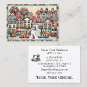 Carte de visite de surface inclinée (Devant / Derrière)