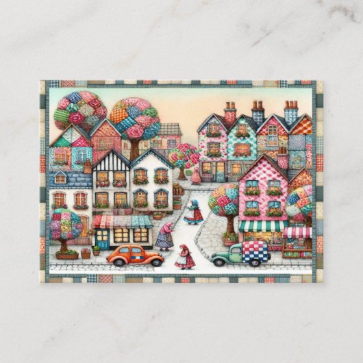 Carte de visite de surface inclinée (Devant)