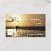 Carte de visite de surfeur du matin (Devant)