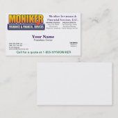 Carte de visite de surnom (Devant / Derrière)