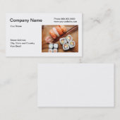 Carte de visite de sushi (Devant / Derrière)