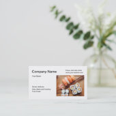 Carte de visite de sushi (Debout devant)