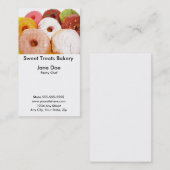 Carte de visite de Sweet Treats (Devant / Derrière)