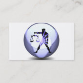 Carte de visite de symbole de Balance (Dos)