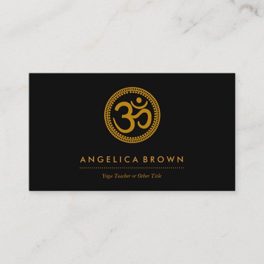 Carte de visite de symbole de l'OM (Devant)