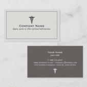 Carte de visite de symbole Médicale (Devant / Derrière)