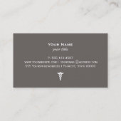 Carte de visite de symbole Médicale (Dos)