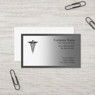 Carte de visite de symbole Médicale
