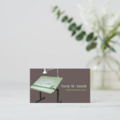 Carte de visite de table de rédaction (Debout devant)