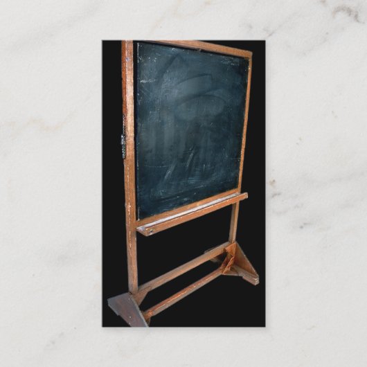 Carte de visite de tableau noir (Devant)