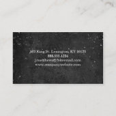 Carte de visite de tableau - personnalisez (Dos)