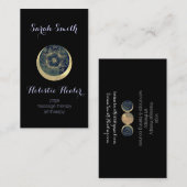 Carte de visite de talisman de lune (Devant / Derrière)