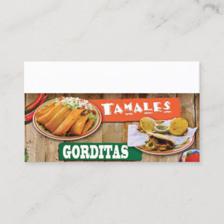 Carte de visite de Tamales Y Gorditas