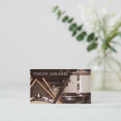 Carte de visite de tambour de musique (Debout devant)