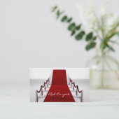 Carte de visite de tapis rouge (Debout devant)