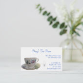 Carte de visite de tasse de thé (Debout devant)