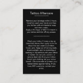Carte de visite de tatouage (Dos)