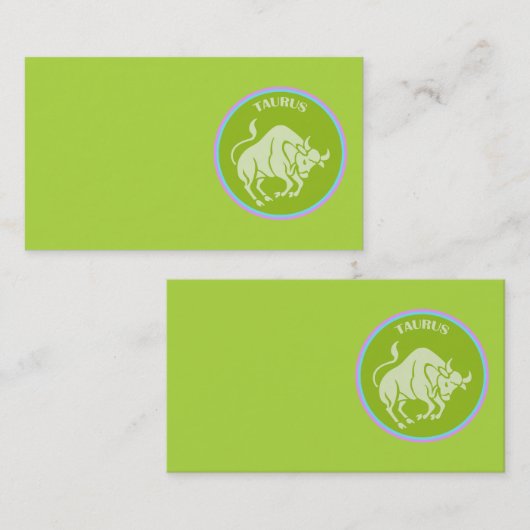 Carte de visite de Taurus (Devant / Derrière)