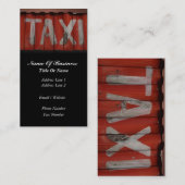 Carte de visite de taxi (Devant / Derrière)