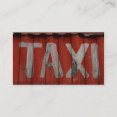 Carte de visite de taxi (Dos)
