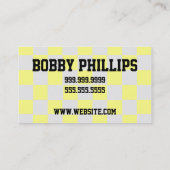 Carte de visite de taxi (Dos)