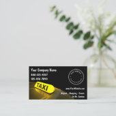 Carte De Visite de taxi (Debout devant)