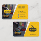 Carte de visite de taxi moderne (Devant / Derrière)