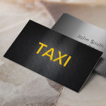 Carte de visite de taxi professionnel Bold<br><div class="desc">Carte de visite de taxi professionnel Bold.</div>