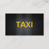 Carte de visite de taxi professionnel Bold (Devant)