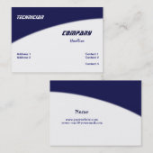 Carte de visite de technicien (Devant / Derrière)