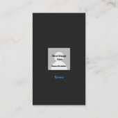 Carte de visite de technicien (Dos)