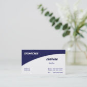 Carte de visite de technicien (Debout devant)