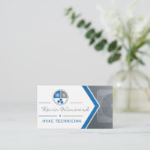 Carte de visite de technicien CVC (Debout devant)