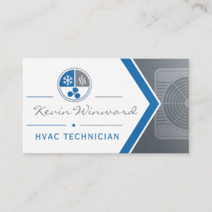 Carte de visite de technicien CVC