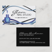 Carte de visite de technicien de clou (Devant / Derrière)