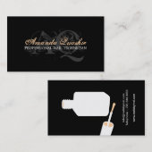 CARTE DE VISITE DE TECHNICIEN DE CLOU (Devant / Derrière)