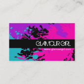 Carte de visite de technicien de clou de (Dos)