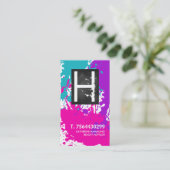 Carte de visite de technicien de clou de (Debout devant)