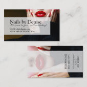 Carte de visite de technicien de ProfessionalNail (Devant / Derrière)