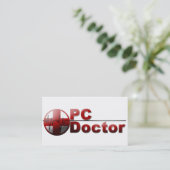 Carte de visite de technicien de réparation inform (Debout devant)