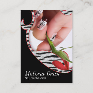 Carte de visite de technicien de salon de