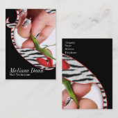 Carte de visite de technicien de salon de (Devant / Derrière)