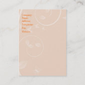 Carte de visite de technicien de salon de (Dos)