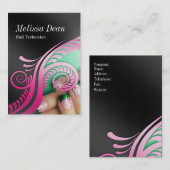 Carte de visite de technicien de salon de (Devant / Derrière)