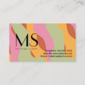 Carte de visite de technicien de salon Eyelash sup (Dos)