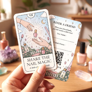 Carte de visite de technicien en onglerie Mystic T