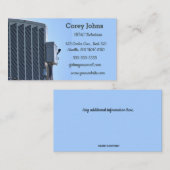 Carte de visite de technicien HVAC modifiable (Devant / Derrière)